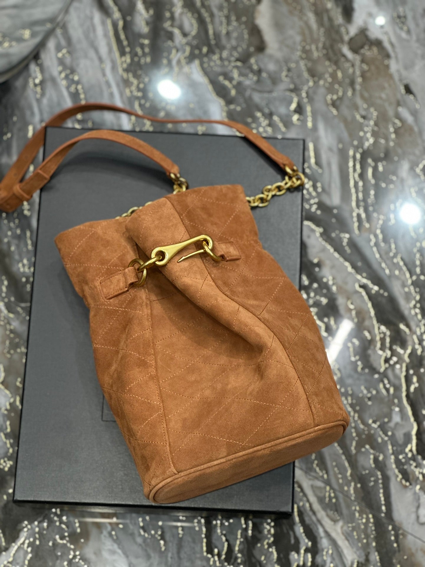 Bolso Saco Maillon De Ante Marrón