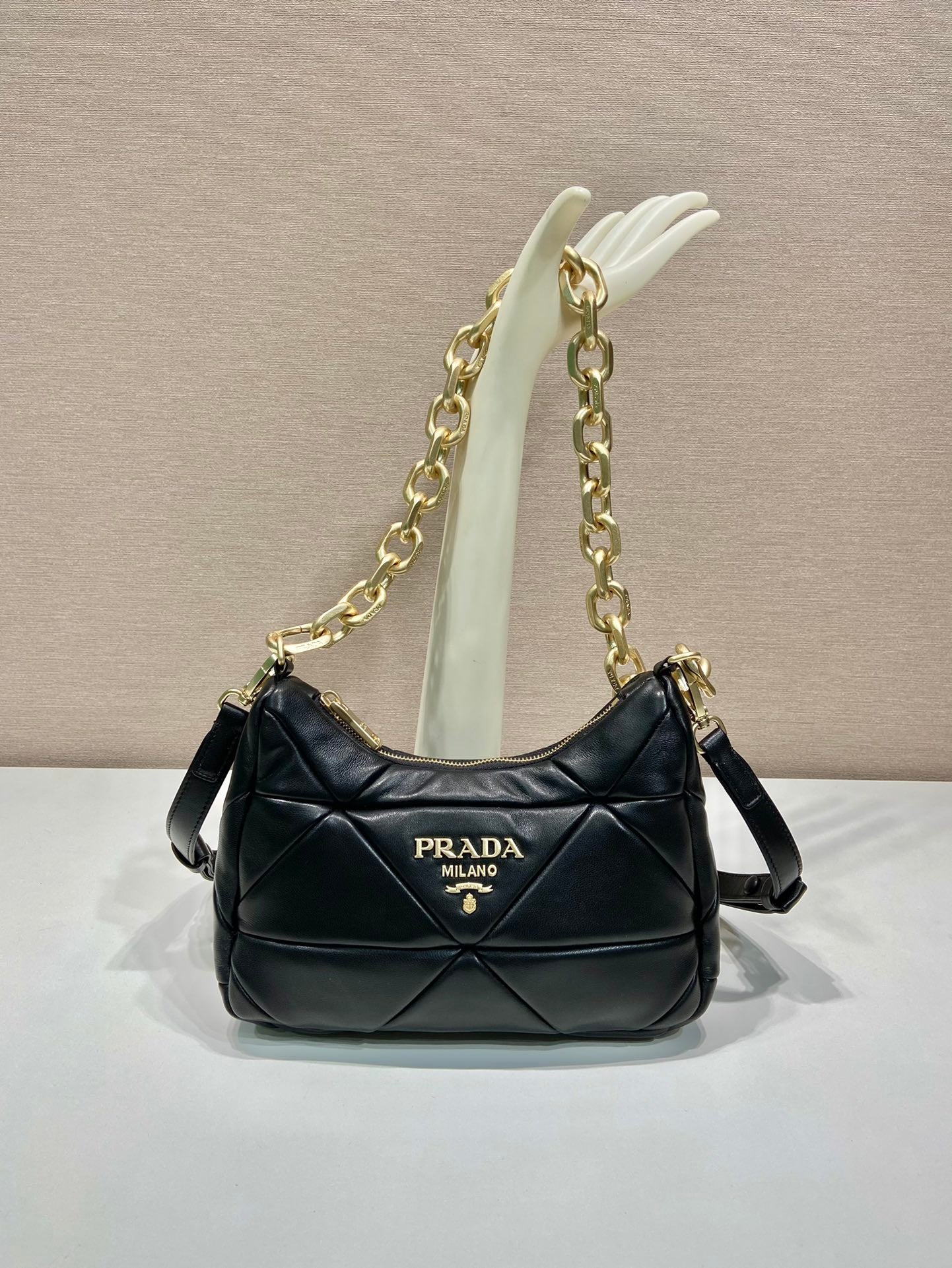 Bolso Prada System de parches Negro
