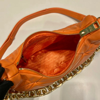 Bolso Prada System de parches Naranja