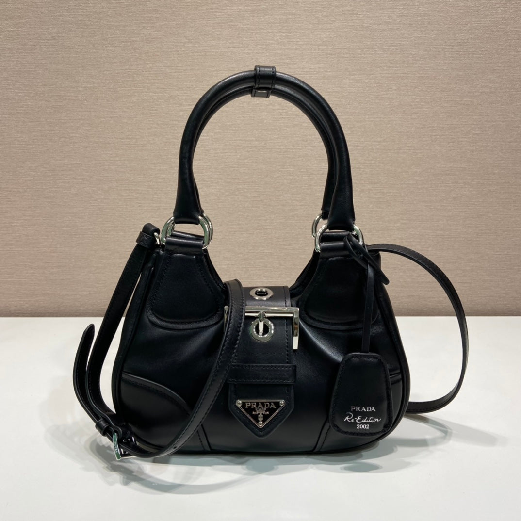 Bolso Moon Negro 22 cm