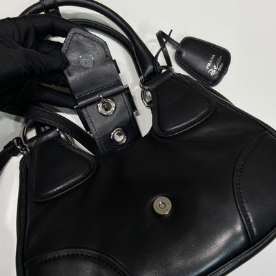 Bolso Moon Negro 22 cm