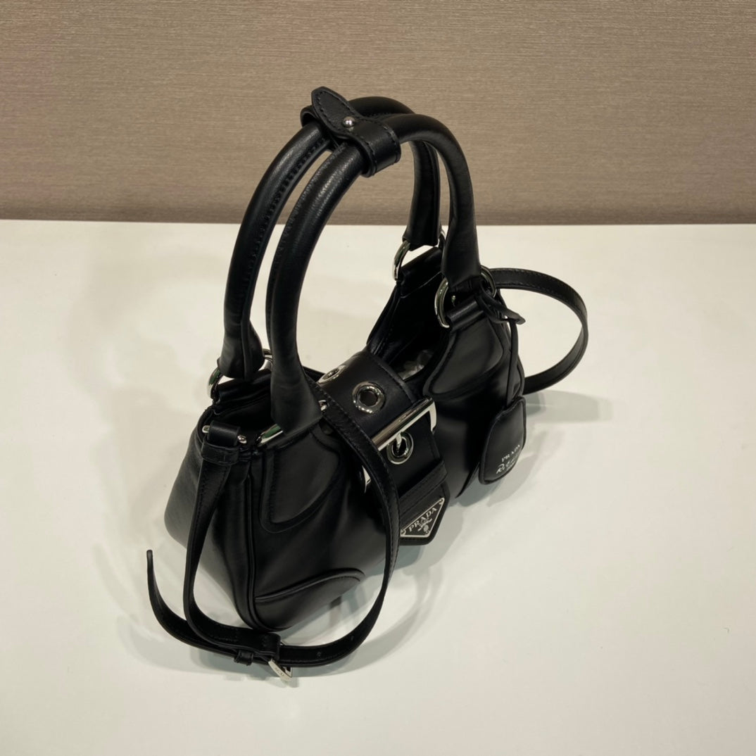 Bolso Moon Negro 22 cm