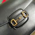 Bolso de hombro Gucci Horsebit 1955 Negro