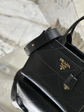 Bolso Prada Symbole pequeño con pespuntes Negro