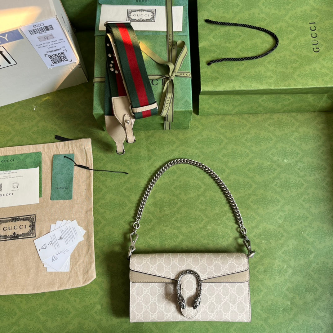 Bolso de hombro Dionysus pequeño Beige