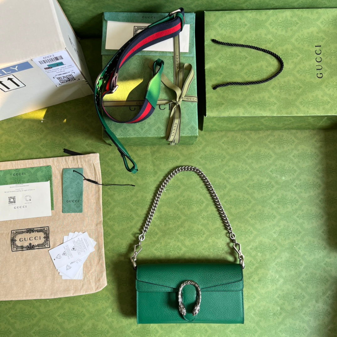 Bolso de hombro Dionysus pequeño Verde