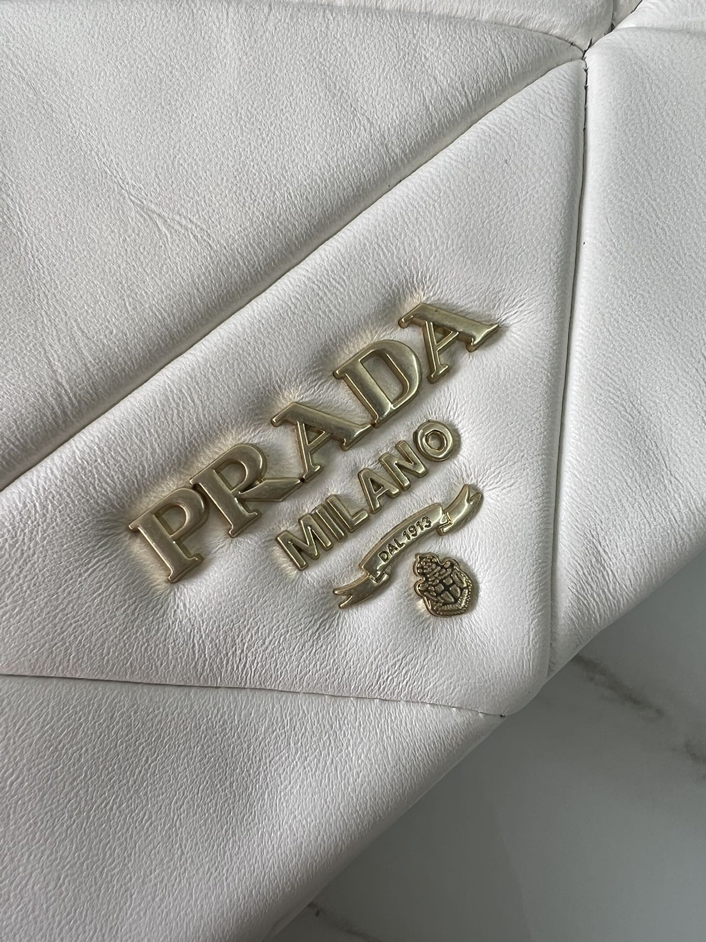 Bandolera Prada System de Patchwork Blanco