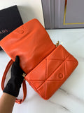 Bandolera Prada System de patchwork Naranja